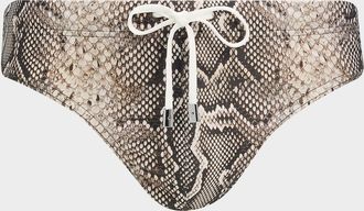 Tom Ford Men & apos;s Snake Jersey Swim Brief