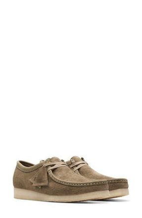 Clarks Wallabee Derby in Pale Khaki Suede at Nordstrom Rack, Size 7