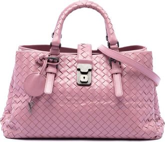 Bottega Veneta Pre-owned Bottega Veneta Small Nappa Intrecciato Roma Satchel Ladies PM5A3JMD0DN7WN1Z