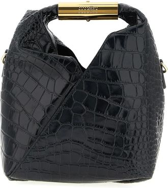 Maison Margiela Tassen, Dames, Zwart, ONE Size, Katoen, Nieuwe Japanse Tas