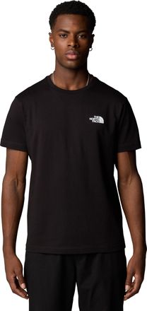 The North Face Mens Mountainscape T-Shirt - 100% Cotton, Short-Sleeve Crew Neck for Everyday Comfort - TNF Black/TNF White, XL