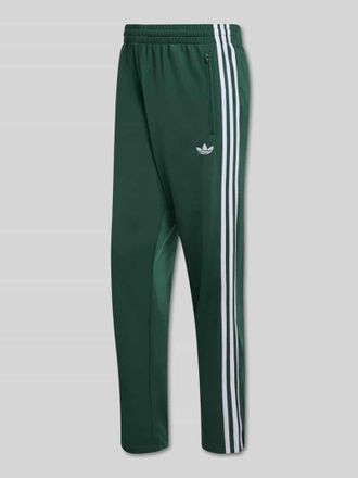 adidas Originals Regular Fit Sweathose mit Logo-Stitching in Dunkelgruen, Gr&ouml;&szlig;e XXL
