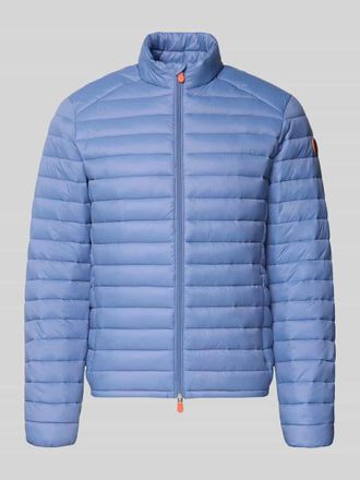 Save The Duck Steppjacke mit Zweiwegerei&szlig;verschluss Modell Alexander in Blau, Gr&ouml;&szlig;e XXXL