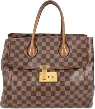 Louis Vuitton Pre-owned Damier Tote Bag - Dames - Vintage Handtas - Bruin - ONE Size - Vintage