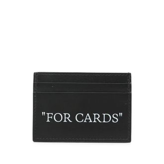 Off-white Quote Leather Cardholder