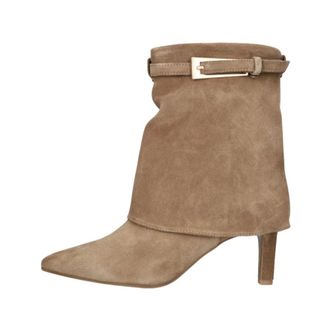 Babouche Lifestyle Babouche - Sero Enkellaars - Dames - Schoenen - Beige - Maat: 39 EU Su&egrave;de
