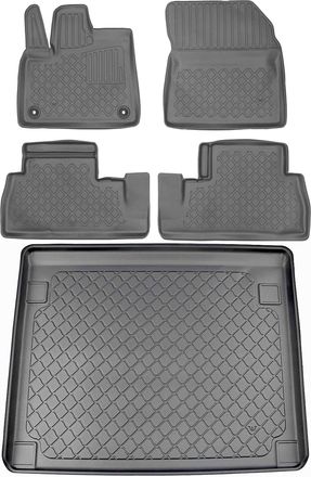 OEM Juego De Alfombrillas Para Coche Y Maletero Para Opel Combo E Life Kombivan Desde Junio De 2018