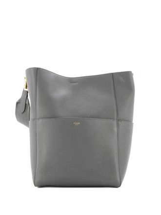 Celine Sangle Seau Bag Calfskin Large shoulder bag - Grey