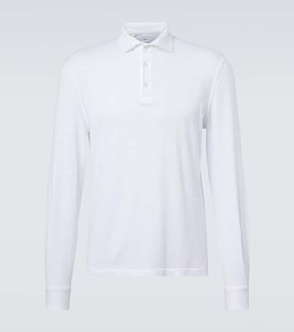 Fedeli Zero cotton jersey polo shirt