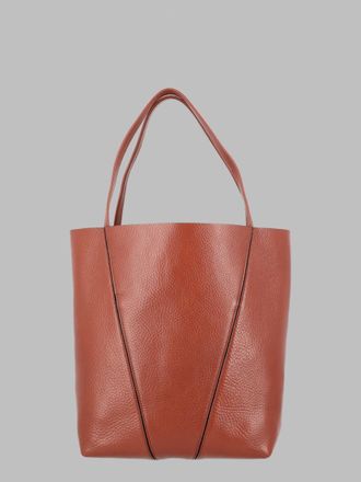 Chlo&eacute; Womens Handbag Spin Brown Calfskin Handbags Hand Bags