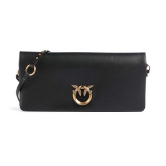 Pinko Shoulder Bags, female, Black, Size: ONE SIZE Love Bag Click Soft Horizontal