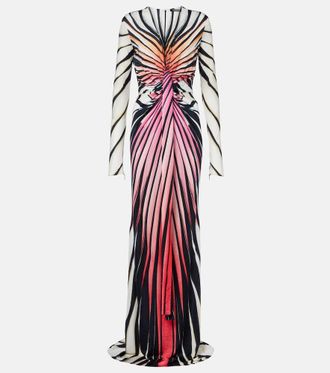 Roberto Cavalli Printed gown