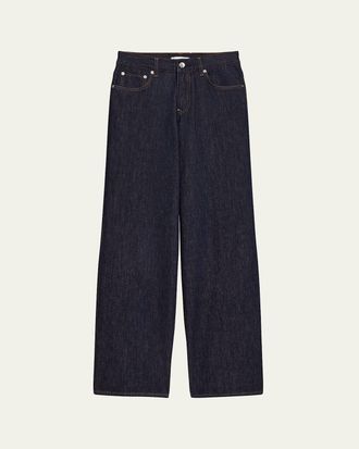 Helmut Lang Wardrobe Relaxed Straight-Leg Denim Jeans