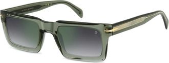 Eyewear by David Beckham DB 7126/S Zonnebril - Heren - Zonnebrillen - Groen - 51 MM - Accessoires