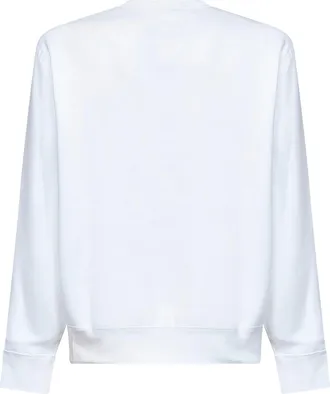 Polo Ralph Lauren Mens Sweatshirt White Cotton Blend Sweatshirts Sweater