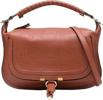 Chlo&eacute; Brown Marcie Small Shoulder Bag
