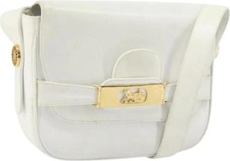 Celine Pre-owned Cross Body Bags, female, White, Size: ONE SIZE Pre-owned Vintage Cross Body Bag