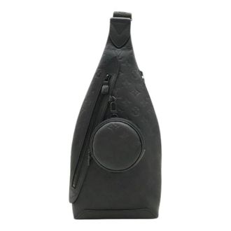 Louis Vuitton Pre-owned Monogram Shadow Sling Bag - Heren - Pre-owned - Zwart - Maat: ONE Size Leer
