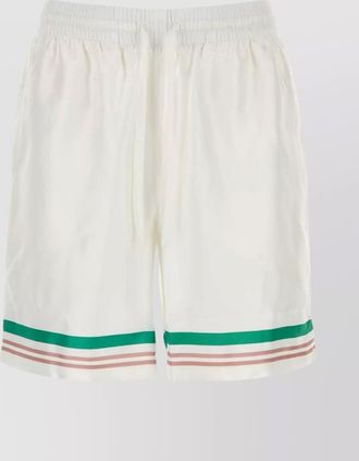Casablanca silk printed deck shorts