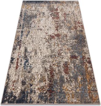 RugsX Rugsx - Carpet Wool nain Ornament vintage 7700/51922 beige / navy / terracotta multicolour 120x170 cm