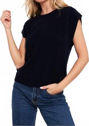 Brodie Tabby Tank Top In Navy