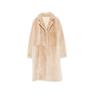 Yves Salomon Dames, Mantels, Beige, Maat: XS