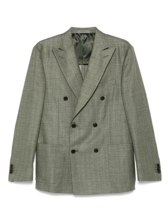 Corneliani Blazer met dubbele rij knopen - Groen