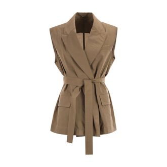 Brunello Cucinelli Dames, Jassen, Bruin, Maat: M Katoen