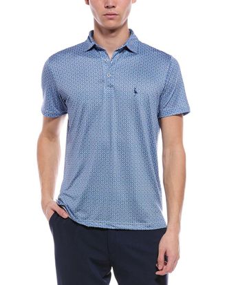 Tailorbyrd Tailorbyrd Diamond Geo Performance Polo Shirt