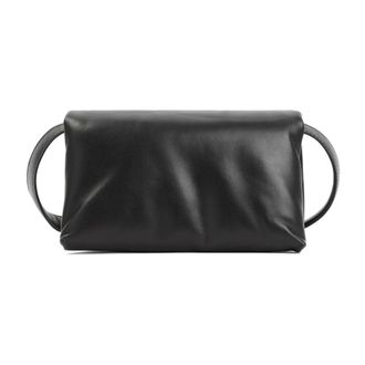 Marni Shoulder Bags, female, Black, Size: ONE SIZE Prisma Shoulder Bag