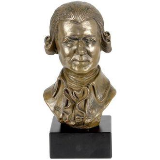 OEM Wolfgang Amadeus Mozart - Busto De M&aacute;rmol, Estatuilla De Un Personaje Famoso, Decoraci&oacute;n Para Oficinas, Escuelas Y Hoteles De Art-dog