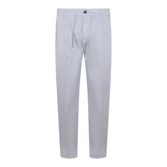 Eleventy Slim-fit Trousers, male, Blue, Size: W30 Jogger Cargo Trousers
