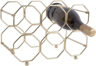 Present Time Present-time Honey Portabotellas Plegable Dorado Metal