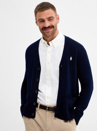 Polo Ralph Lauren Polo Shirt Ralph Lauren - Mens Embroidered logo V-neck cardigan