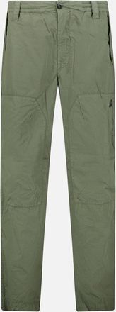 C.P. Company Mens CP Company Thyme Cotton Rip Stop Loose Cargo Pants - Green - Size: W38 2xl