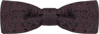 Dolce & Gabbana Zijden geborduurde vlinderdas - Heren - Accessoires - Zwart - Maat: ONE Size Zijde