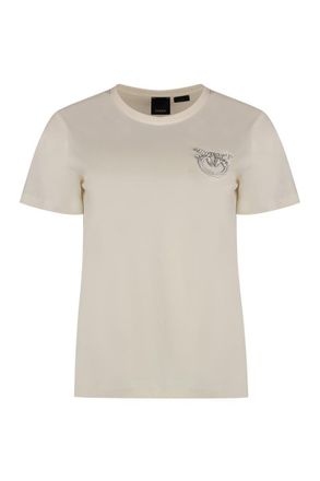 Pinko Nambrone Cotton Crew-Neck T-Shirt
