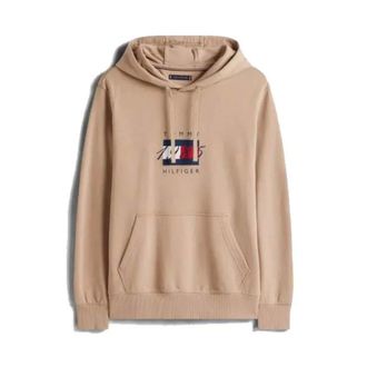 Tommy Hilfiger Heren, Sweatshirts & Hoodies, Bruin, Maat: M