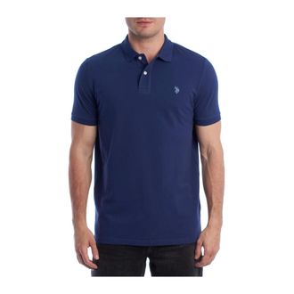 U.S.Polo Association U.S. Polo Assn., Polo Shirts, male, Blue, 2XL, Short sleeve polo shirt
