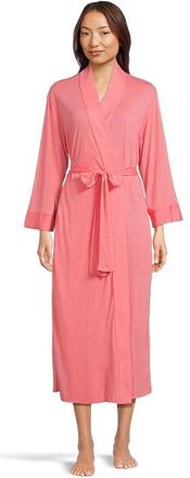 N by Natori Congo Robe Womens Robe Coral Punch : L (Womens 14-16), Polyester/Rayon