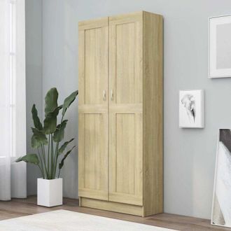 vidaXL Libreria Rovere Sonoma 82,5x30,5x185,5 cm in Legno Multistrato - Vidaxl