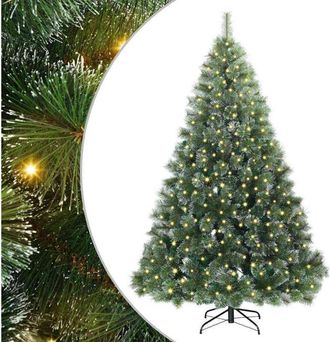 vidaXL &Aacute;rbol De Navidad Artificial Con 300 Led Verde 180 Cm Pe Y Pvc Vidaxl