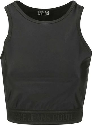 Versace Jeans Couture Top - Dames - Tops zonder mouwen - Zwart - 3XS - Tops