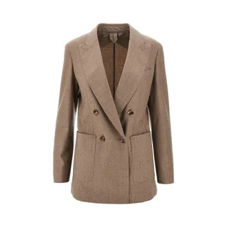 Max Mara Cashmere tailored double-breasted jacket Woman 42