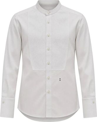 Fendi Slim-fit Poplin Shirt - Dames - Blouses & Shirts - Wit - Maat: XS Katoen