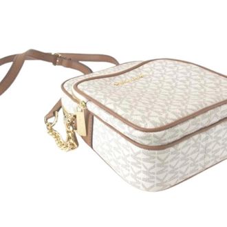 Michael Kors Pre-owned Jet Set Travel Shoulder Bag - Dames - Pre-owned - Wit - Maat: ONE Size