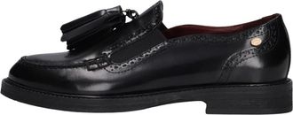 Fred De La Bretoniere Schoenen, Dames, Zwart, 39 EU, Leer, Paris Elibra Loafer
