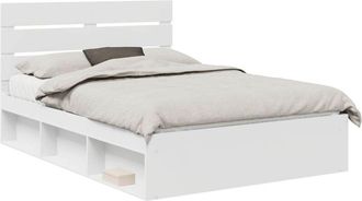 vidaXL Estructura De Cama 150 X 200 Cm Madera De Pino Macizo Vidaxl