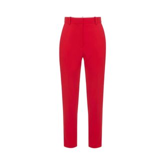 Elisabetta Franchi Pantaloni slim fit - - Trousers - Donna - Rosso - M