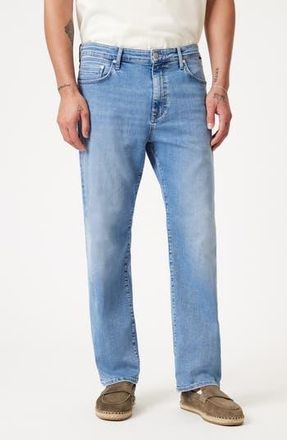 Mavi Marcel Relaxed Straight Leg Jeans in Bleached Williamsburg at Nordstrom Rack, Size 32 X 32